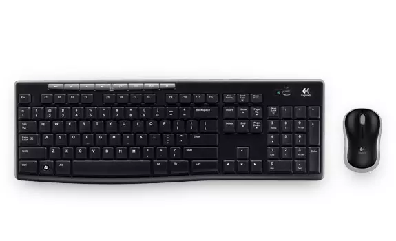 Комплект клавиатура + мышь Logitech MK270 (920-004518) черный USB Беспроводная 2.4Ghz