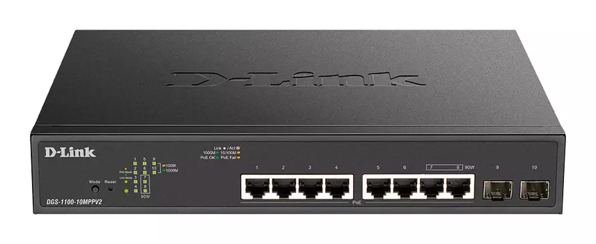 Коммутатор D-LINK DGS-1100-10MPP