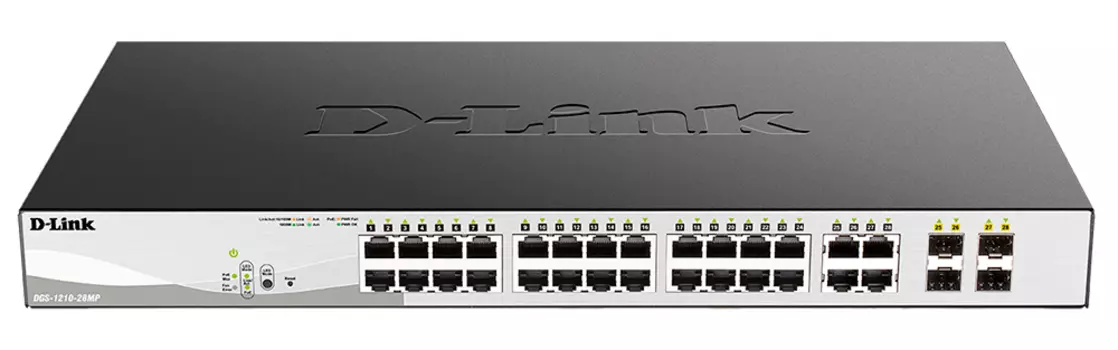 Коммутатор D-LINK DGS-1210-28MP