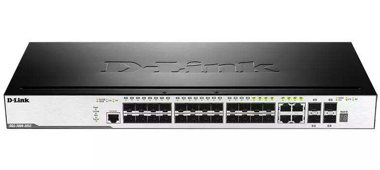 Коммутатор D-LINK DGS-3000-28SC