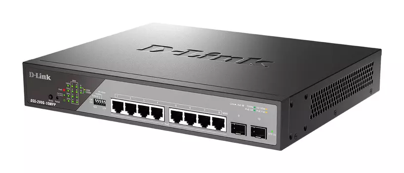 Коммутатор D-LINK DSS-200G-10MPP