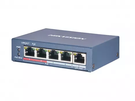 Коммутатор Hikvision DS-3E0105P-E