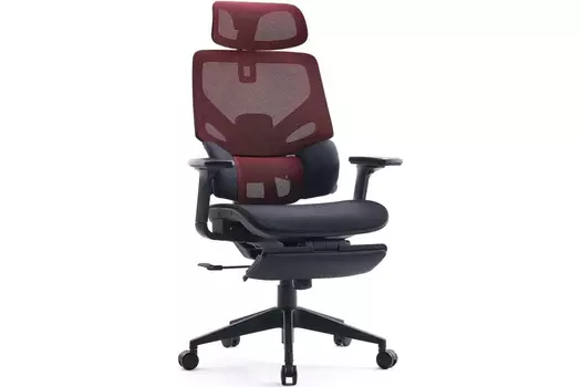 Кресло игровое Cactus Офисные CS-CHR-MC01-RDBK