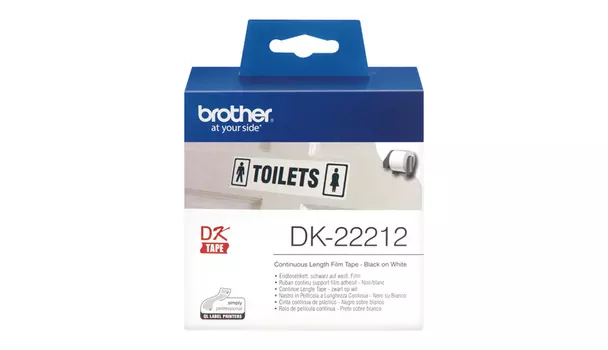 Лента белый Brother DK22212