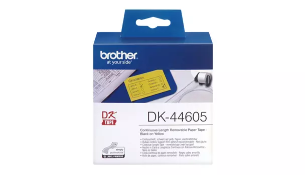 Лента желтый Brother DK44605