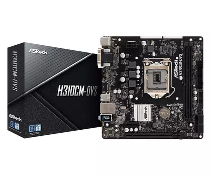 Материнская плата ASRock LGA1151 Intel H310 H310CM-DVS