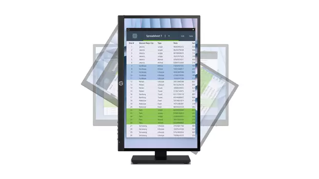 Монитор HP P22h 21.5-inch черный