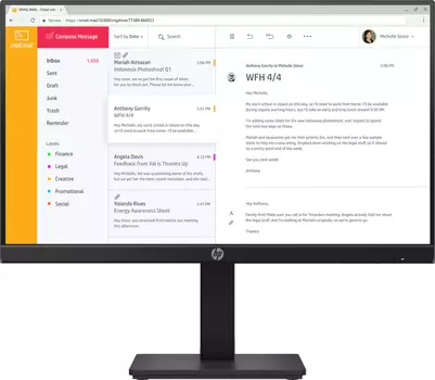 Монитор HP P24h G4 23.8-inch