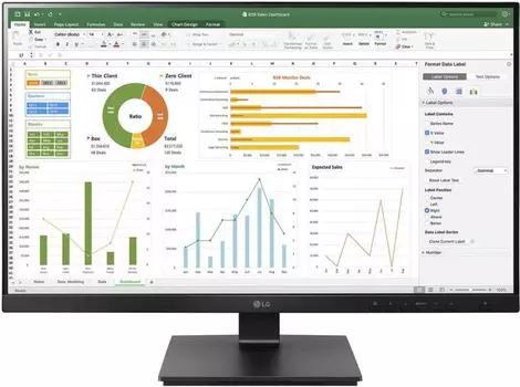 Монитор LG 24BN650Y 23.8-inch черный