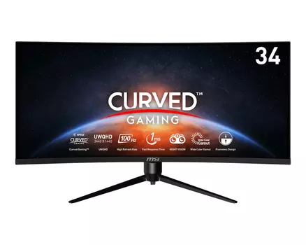 Монитор MSI MAG342CQPV 34.0-inch черный