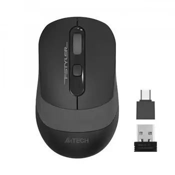 Мышь A4tech Fstyler FG10CS Air FG10CS AIR STONE GREY, цвет черный