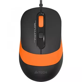 Мышь A4tech Fstyler FM10S USB ORANGE, цвет черный