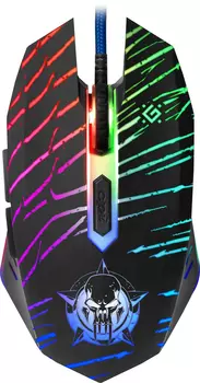 Мышь Defender Dark Agent GM-590L 52590, цвет черный