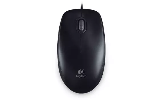 Мышь Logitech B100 910-003357, цвет черный