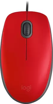 Мышь Logitech M110 910-005501, цвет красный