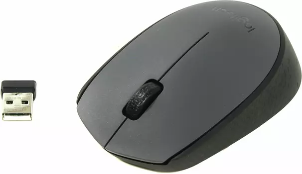 Мышь Logitech M170 910-004642, цвет серый