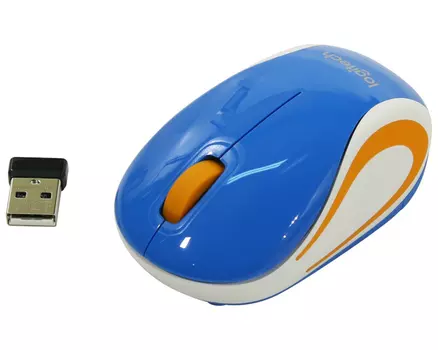 Мышь Logitech Mini M187 910-002733, дизайнерский рисунок