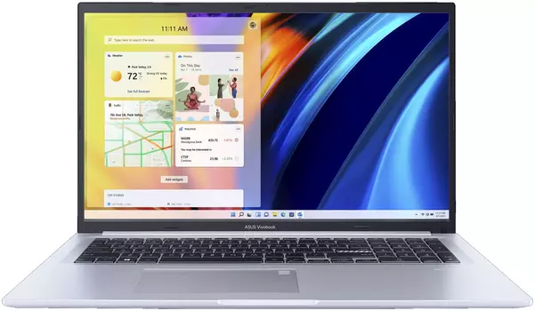 Ноутбук ASUS VivoBook 17 X1702ZA (серебристый)