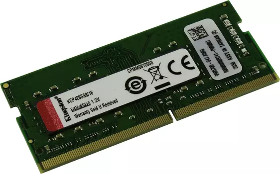 Оперативная память Kingston Desktop DDR4 2666МГц 16GB, KCP426SS8/16