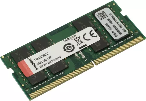 Оперативная память Kingston Desktop DDR4 3200МГц 32GB, KVR32S22D8/32