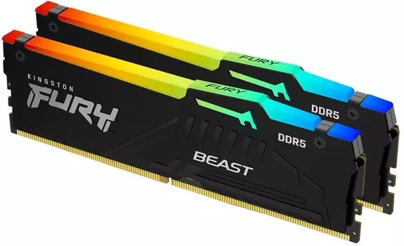 Оперативная память Kingston FURY Beast Black KF560C36BBEAK2-64