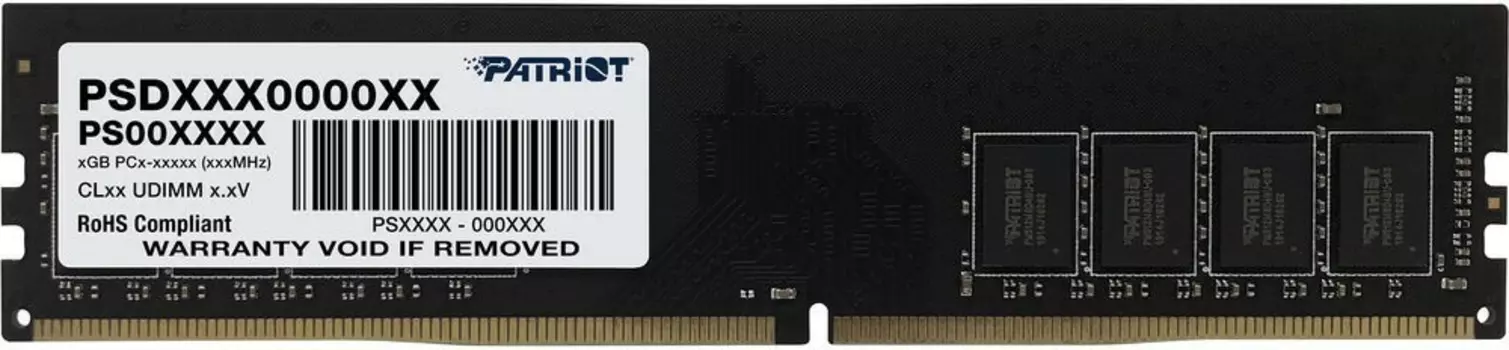 Оперативная память Patriot Desktop DDR4 3200МГц 16Gb, PSD416G320081, RTL