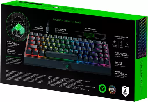 Razer BlackWidow V3 Mini HyperSpeed (Green Switch) - Russian Layout