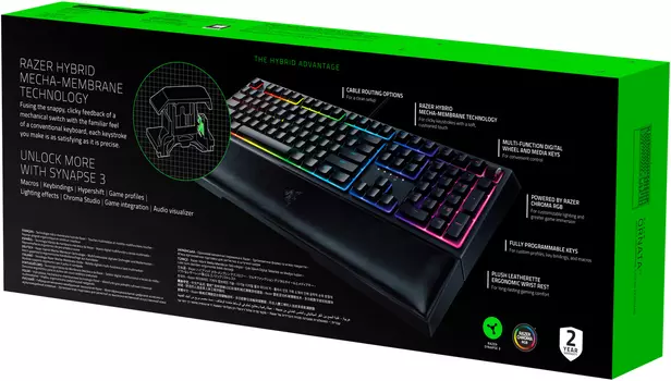 Razer Ornata V2 Gaming keyboard - Russian Layout