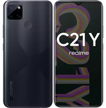 Смартфон realme C21Y 32 ГБ черный