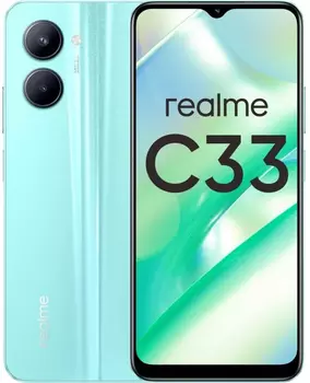 Смартфон realme C33 128 ГБ голубой