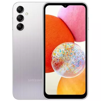 Смартфон Samsung Galaxy A14 SM-A145F 64 ГБ серебристый