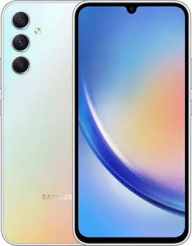 Смартфон Samsung Galaxy A34 5G SM-A346 256 ГБ серебристый