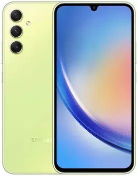 Смартфон Samsung Galaxy A34 5G SM-A346E 128 ГБ зеленый