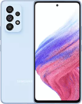 Смартфон Samsung Galaxy A53 SM-A536E 256 ГБ голубой
