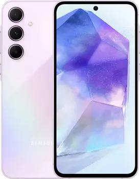 Смартфон Samsung Galaxy A55 SM-A556E 256 ГБ сиреневый