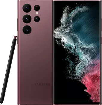 Смартфон Samsung Galaxy S22 Ultra SM-S908B 128 Б красный