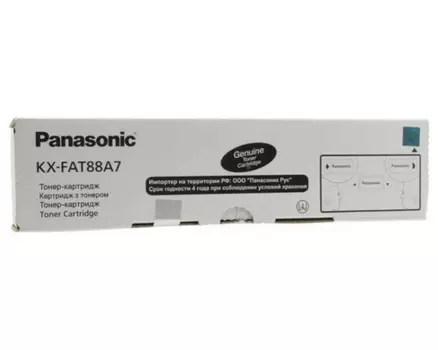 Тонер-картридж черный Panasonic KX-FAT88A7