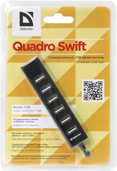 USB-концентратор Defender Quadro Swift USB2.0