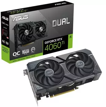 Видеокарта ASUS GeForce RTX 4060 Ti 16 Б Retail