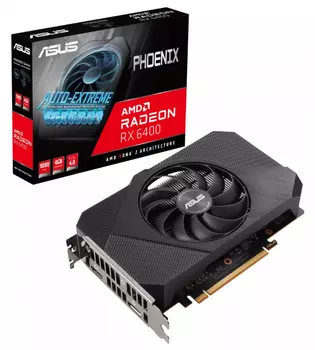 Видеокарта ASUS Radeon RX 6400 4 Б Retail