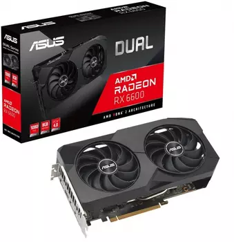 Видеокарта ASUS Radeon RX 6600 8 Б Retail