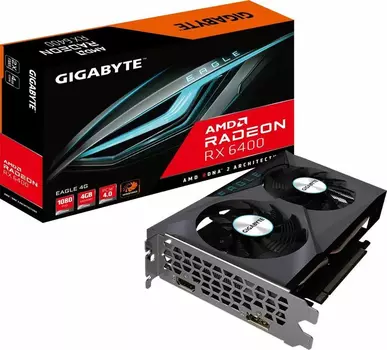 Видеокарта Gigabyte Radeon RX 6400 4 Б Retail