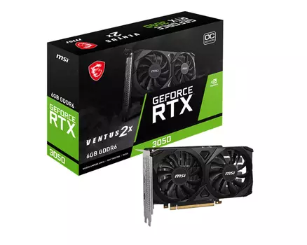 Видеокарта MSI GeForce RTX 3050 6 Б Retail