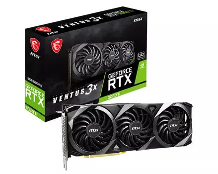Видеокарта MSI GeForce RTX 3060 Ti 8 Б Retail