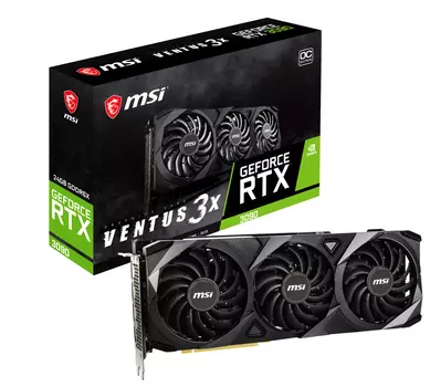 Видеокарта MSI GeForce RTX 3090 24 Б Retail