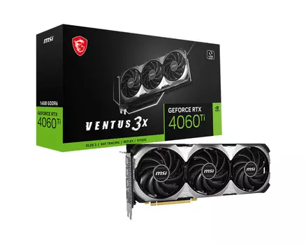 Видеокарта MSI GeForce RTX 4060 Ti 16 Б Retail