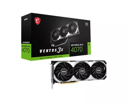 Видеокарта MSI GeForce RTX 4070 12 Б Retail