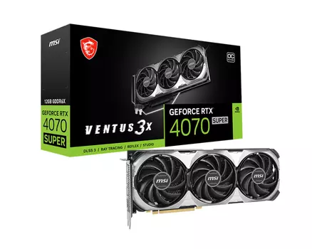 Видеокарта MSI GeForce RTX 4070 Super 12 Б Retail
