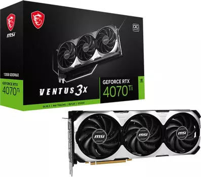 Видеокарта MSI GeForce RTX 4070 Ti 12 Б Retail