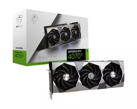 Видеокарта MSI GeForce RTX 4070 Ti 12 Б Retail